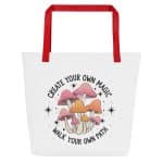All-Over Print Large Tote Bag - Create Your Own Magic - Image 4