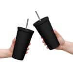 Insulated tumbler with a straw - Fresh Delicious Summer Fruit - Image 5