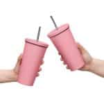 Insulated tumbler with a straw - Fresh Delicious Summer Fruit - Image 12