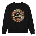 Unisex eco sweatshirt - You Are Enough - Image 7