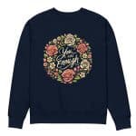 Unisex eco sweatshirt - You Are Enough - Image 9