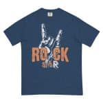 Unisex garment-dyed heavyweight t-shirt - Rock Star - Image 36