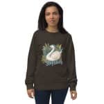 Unisex organic sweatshirt - Stay Classy - Image 5