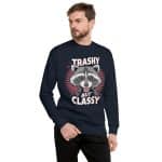 Unisex Premium Sweatshirt - Trashy But Classy - Image 7