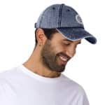 Vintage Cotton Twill Cap - Past Present And Future Honoring Vetera - Image 3