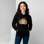 Kids fleece hoodie - Baby Hedgehog - Image 3