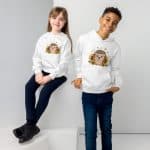 Kids fleece hoodie - Baby Hedgehog - Image 11