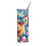 Stainless steel tumbler -Highland Cow Easter - Image 15