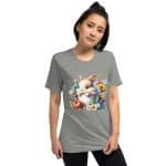 Short sleeve t-shirt - Floral Bunny - Image 31