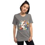 Short sleeve t-shirt - Floral Bunny - Image 25