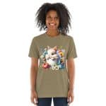 Short sleeve t-shirt - Floral Bunny - Image 19