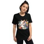Short sleeve t-shirt - Floral Bunny - Image 21