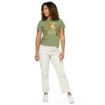Women’s high-waisted t-shirt - Happy Easter Bunny - Image 37