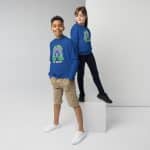Youth crewneck sweatshirt - Don't Worry Be Hoppy - Image 16
