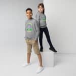 Youth crewneck sweatshirt - Don't Worry Be Hoppy - Image 19