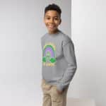 Youth crewneck sweatshirt - Don't Worry Be Hoppy - Image 20