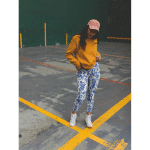 Leggings - Blue Toile Elegance