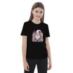 Organic cotton kids t-shirt - Cute Spring Gnome - Image 6