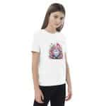 Organic cotton kids t-shirt - Cute Spring Gnome - Image 11