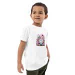 Organic cotton kids t-shirt - Cute Spring Gnome - Image 20
