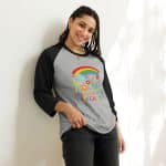 3/4 sleeve raglan shirt - It's Okay To Be Different - Image 14