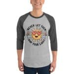3/4 sleeve raglan shirt - Never Let Them Dim Your Light - Image 18