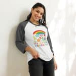 3/4 sleeve raglan shirt - It's Okay To Be Different - Image 18