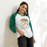 3/4 sleeve raglan shirt - It's Okay To Be Different - Image 19