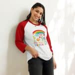 3/4 sleeve raglan shirt - It's Okay To Be Different - Image 17