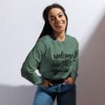 Garment-dyed heavyweight long-sleeve shirt - Welcome To Our Celebration - Image 9