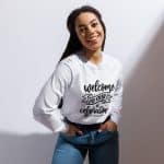 Garment-dyed heavyweight long-sleeve shirt - Welcome To Our Celebration - Image 12