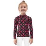 Kids Rash Guard - Pink Abstract Pattern - Image 2