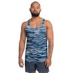 Unisex Tank Top -  Hand Drawn Geometric Design - Image 4