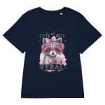 Women’s organic ribbed neck t-shirt - Cute But Feral - Image 19