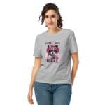 Women’s organic ribbed neck t-shirt - Cute But Feral - Image 8