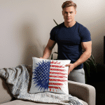 Basic Pillow - 4th Of July Fireworks