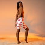 Biker Shorts - Flowers Pattern Summer Beauty - Image 5