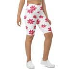 Biker Shorts - Flowers Pattern Summer Beauty - Image 4