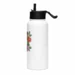 Stainless steel water bottle with a straw lid - Groovy Meme - Image 2