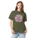 Unisex garment-dyed heavyweight t-shirt - Too Tired For This - Image 8