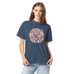 Unisex garment-dyed heavyweight t-shirt - Too Tired For This - Image 6