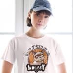 Women’s crop top -  I'm so Grumpy I'm Not Even Talking To Myself - Image 7