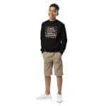 Youth crewneck sweatshirt - Stars Stripes Moon And Fireworks - Image 8