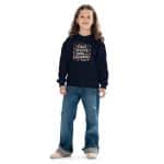 Youth crewneck sweatshirt - Stars Stripes Moon And Fireworks - Image 10