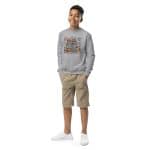 Youth crewneck sweatshirt - Stars Stripes Moon And Fireworks - Image 13