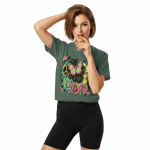 Unisex garment-dyed heavyweight t-shirt - Retro Bushstroke Design