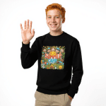 Youth crewneck sweatshirt - Summer Camp - Image 4