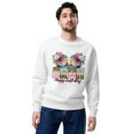 Unisex eco sweatshirt - Bye Bruh Happy Last Day - Image 5
