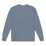 Garment-dyed heavyweight long-sleeve shirt - Forever Chasing Sunsets - Image 12