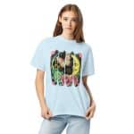Unisex garment-dyed heavyweight t-shirt - Retro Bushstroke Design - Image 12